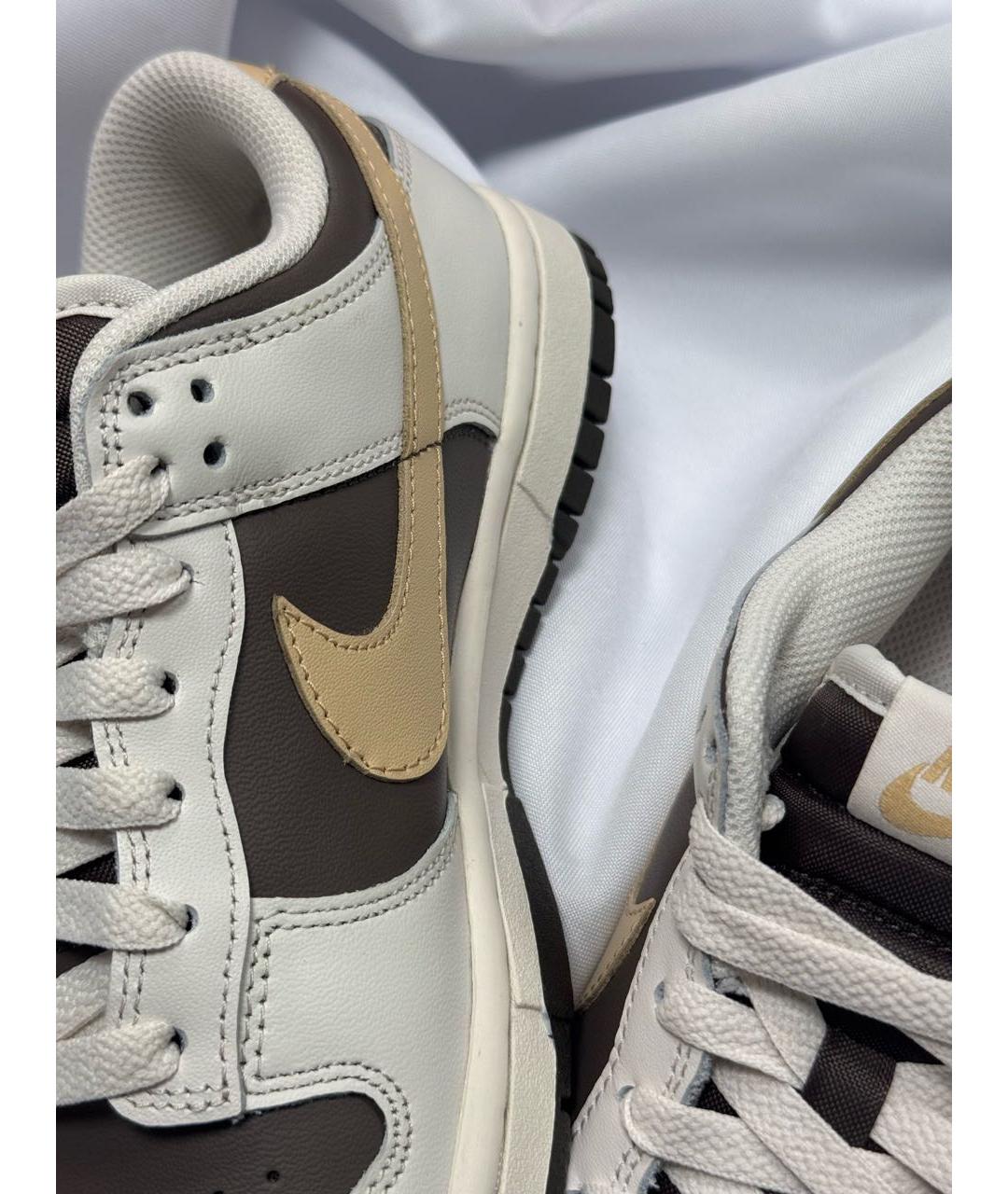 NIKE Кожаные низкие кроссовки / кеды, фото 5