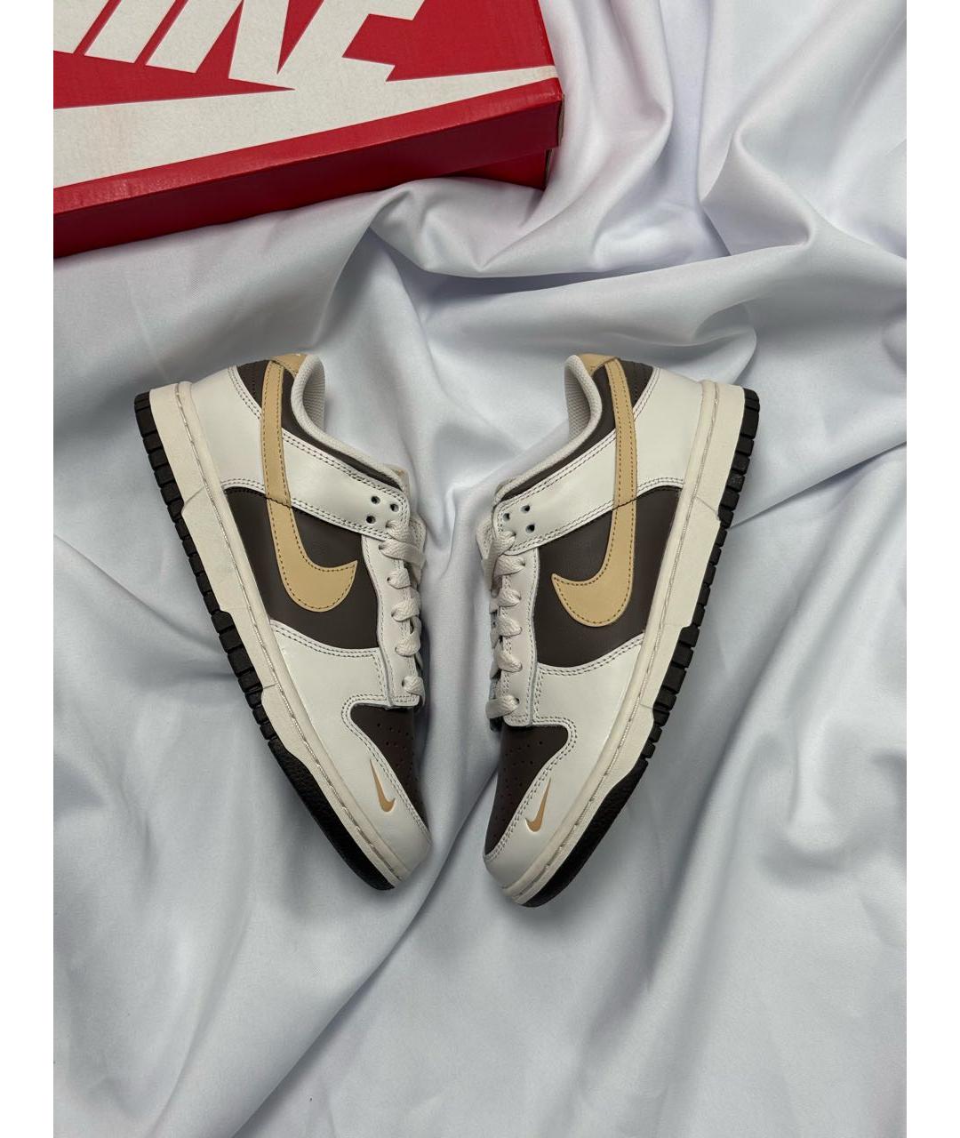 NIKE Кожаные низкие кроссовки / кеды, фото 3