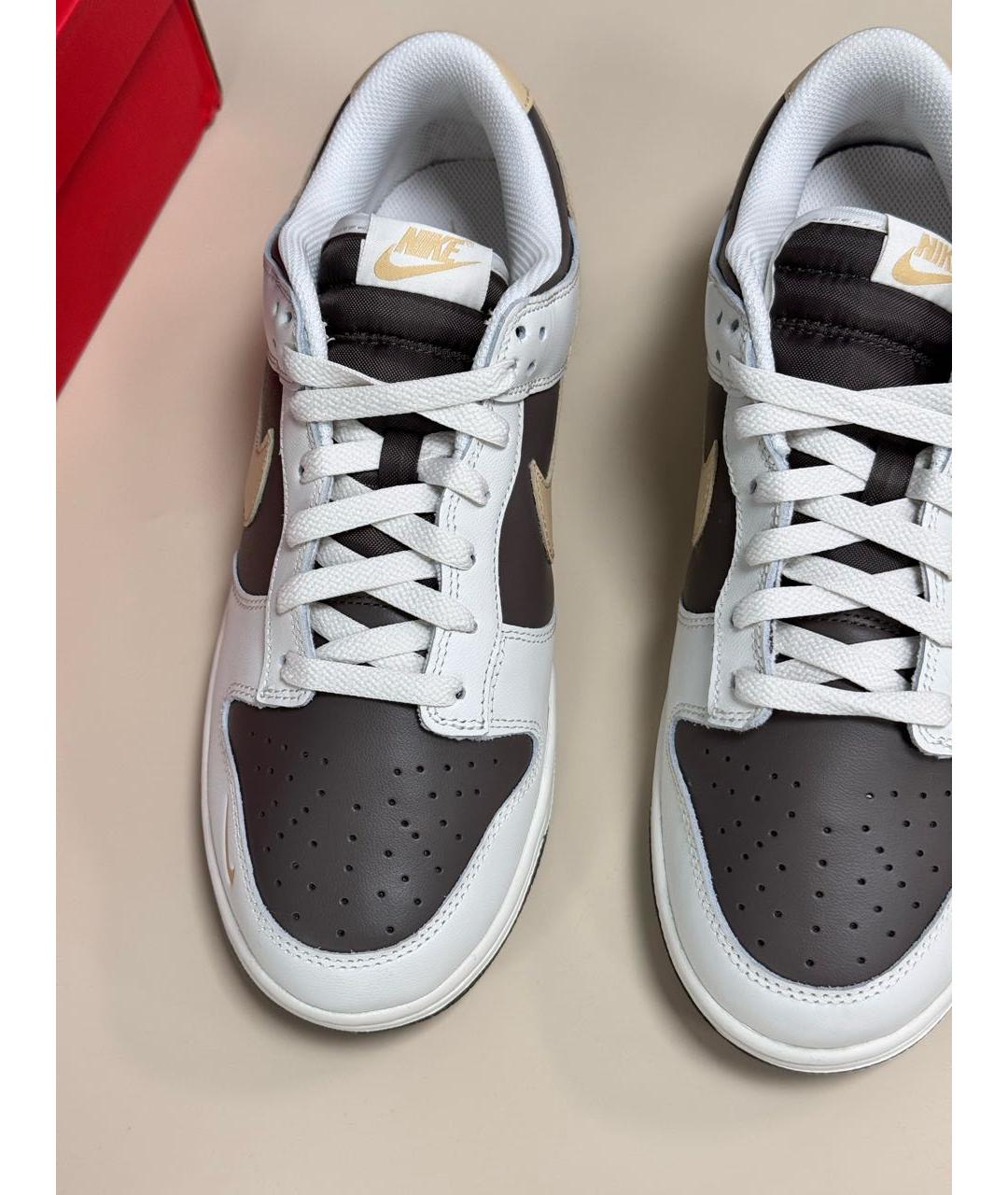 NIKE Кожаные низкие кроссовки / кеды, фото 4