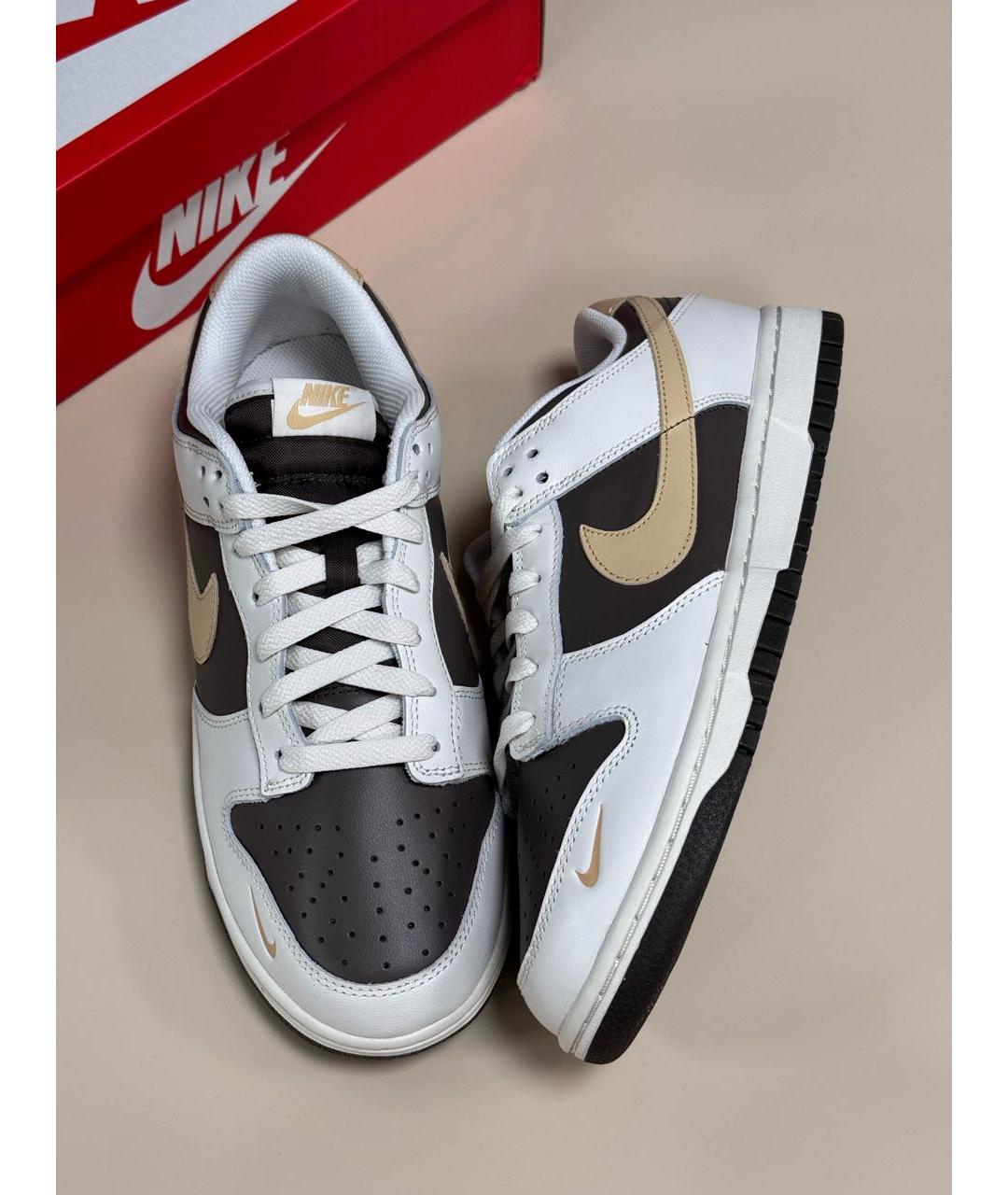 NIKE Кожаные низкие кроссовки / кеды, фото 3