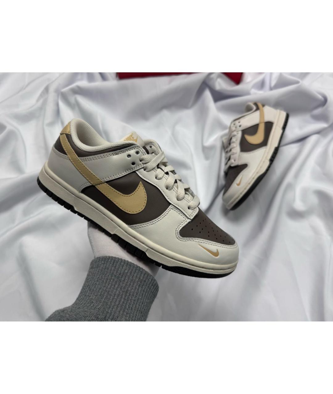 NIKE Кожаные низкие кроссовки / кеды, фото 2