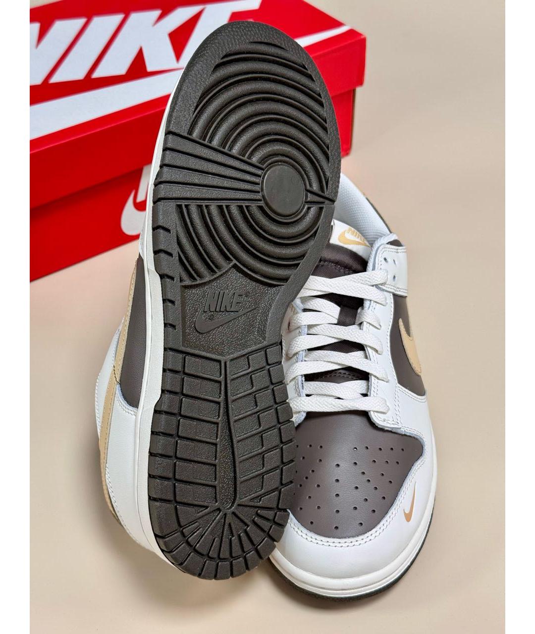 NIKE Кожаные низкие кроссовки / кеды, фото 5