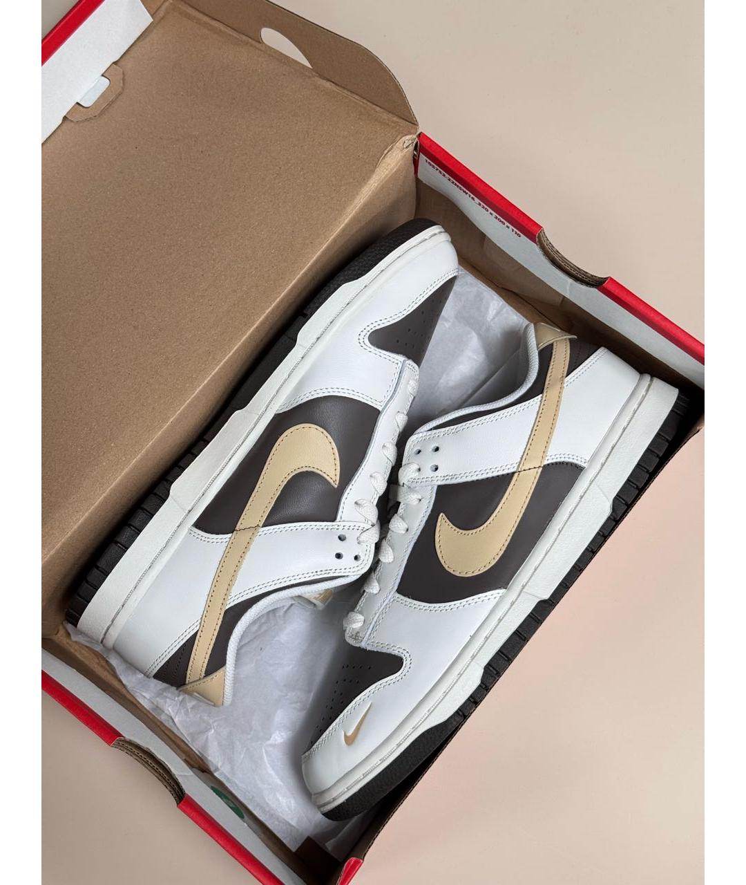 NIKE Кожаные низкие кроссовки / кеды, фото 7