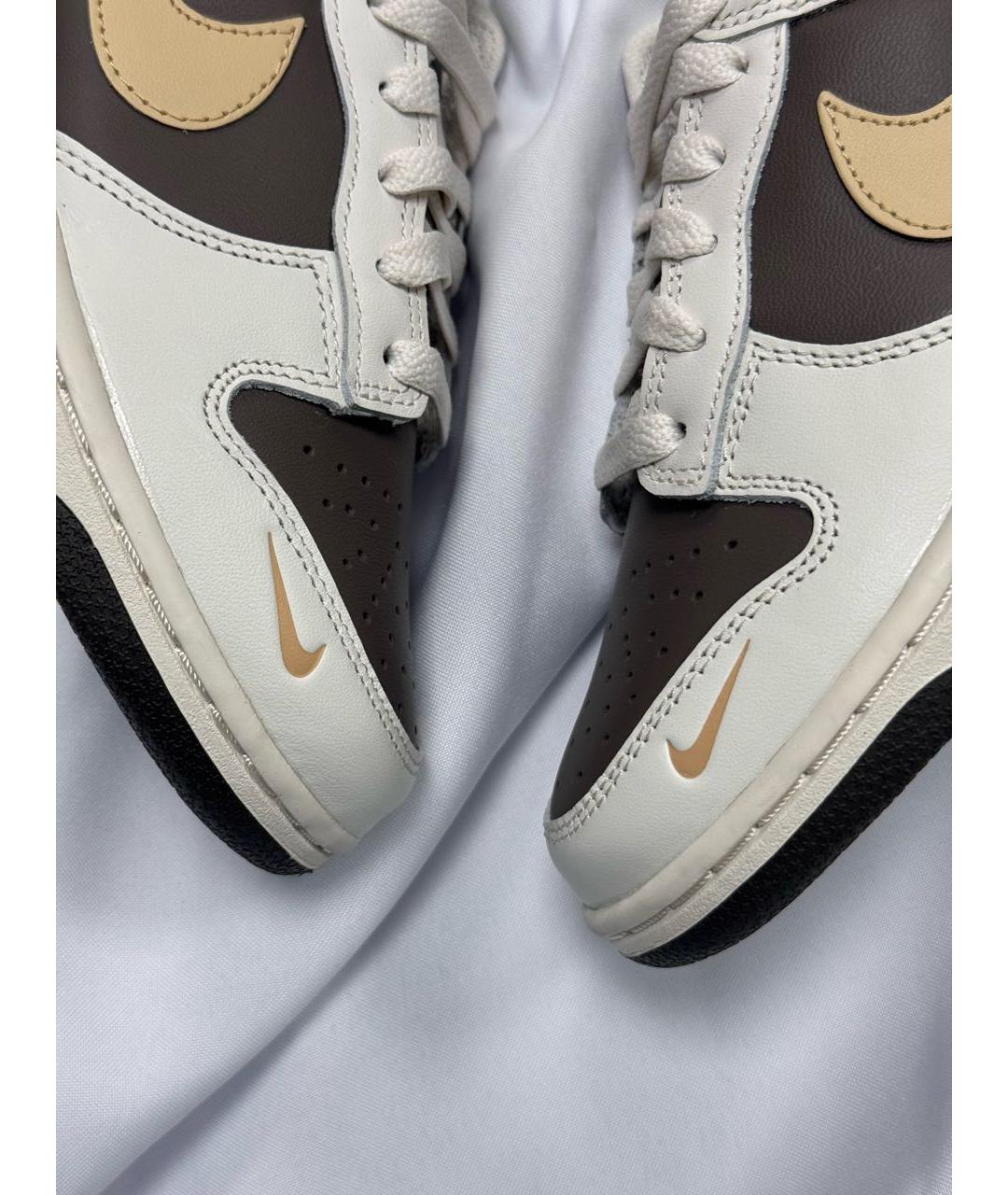 NIKE Кожаные низкие кроссовки / кеды, фото 6