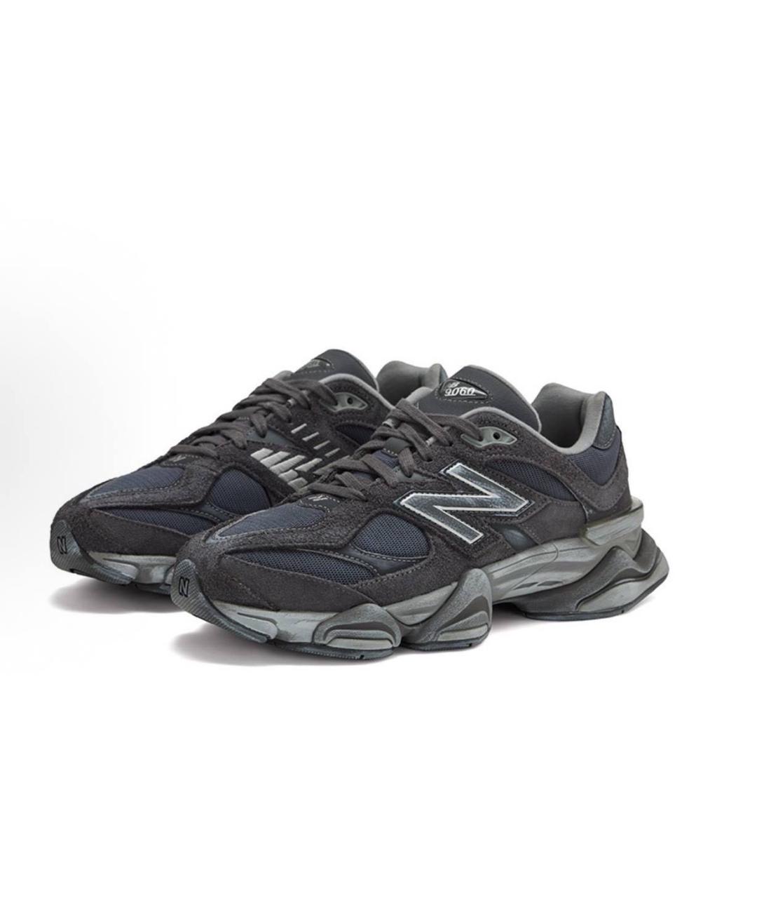 NEW BALANCE Антрацитовые замшевые кроссовки, фото 2