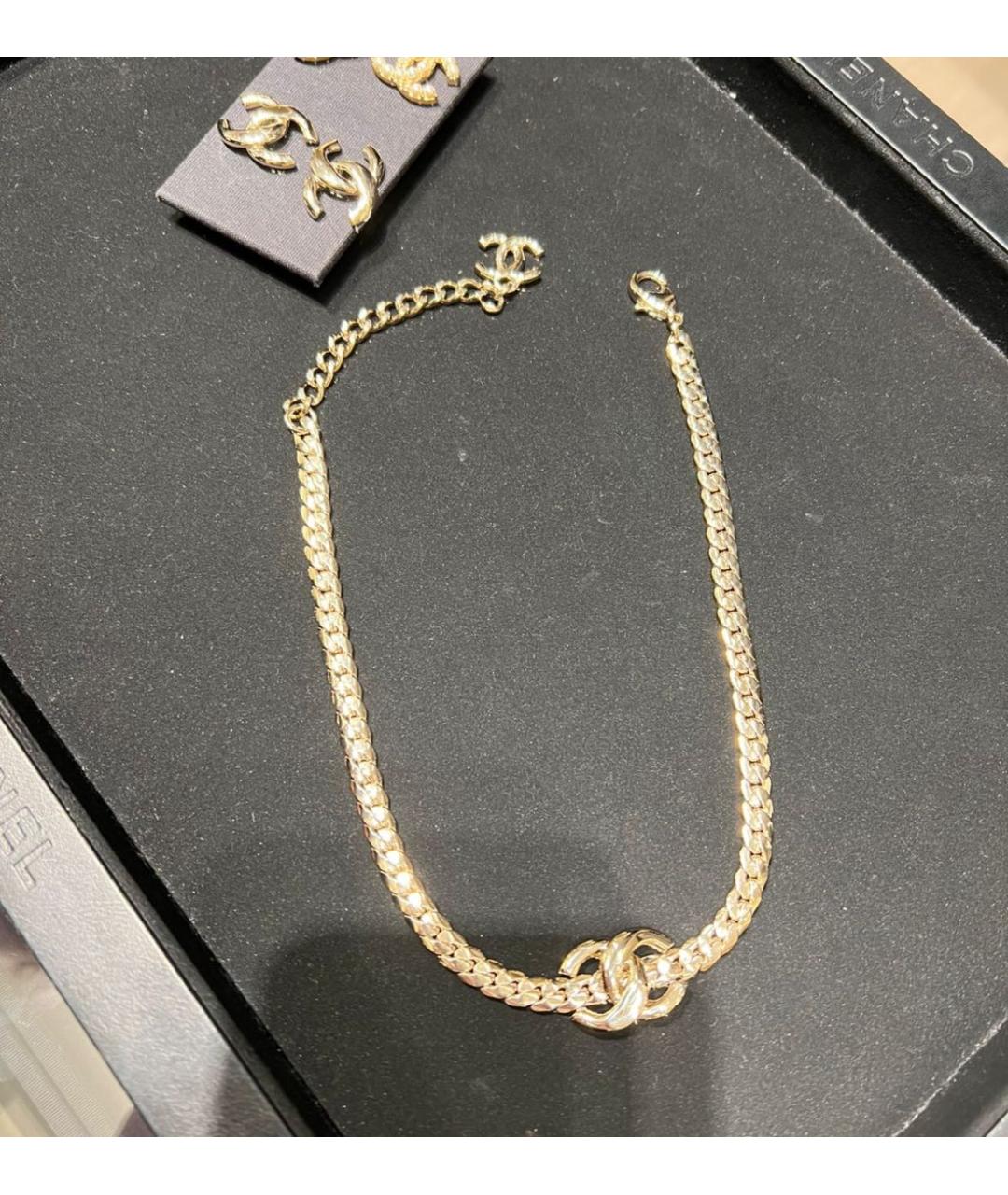 CHANEL Золотой чокер, фото 5