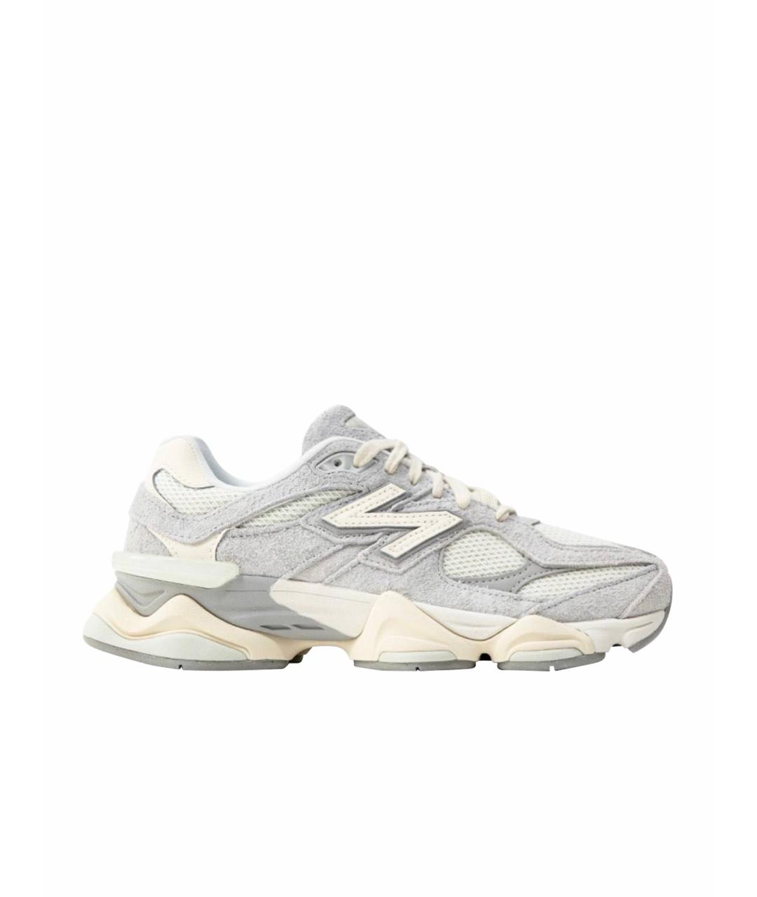 NEW BALANCE Серые замшевые кроссовки, фото 1