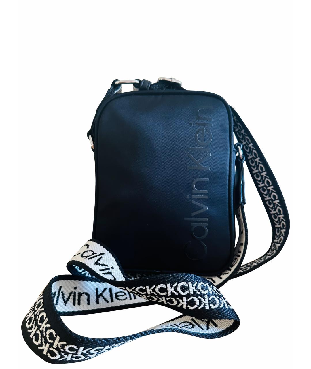 CALVIN KLEIN Черная сумка на плечо, фото 1