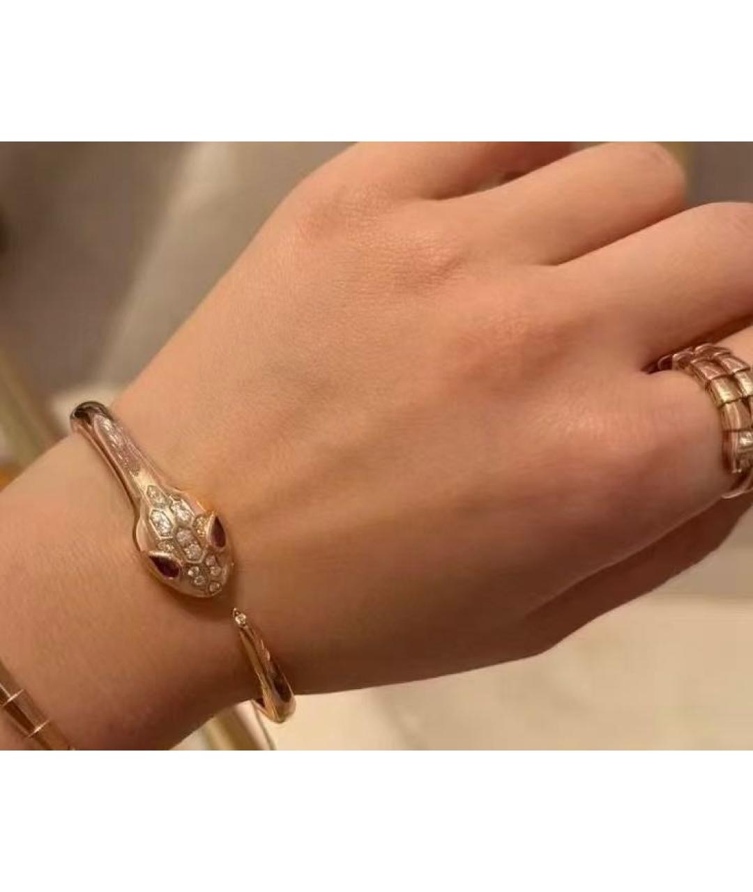 BVLGARI Золотой браслет из розового золота, фото 3