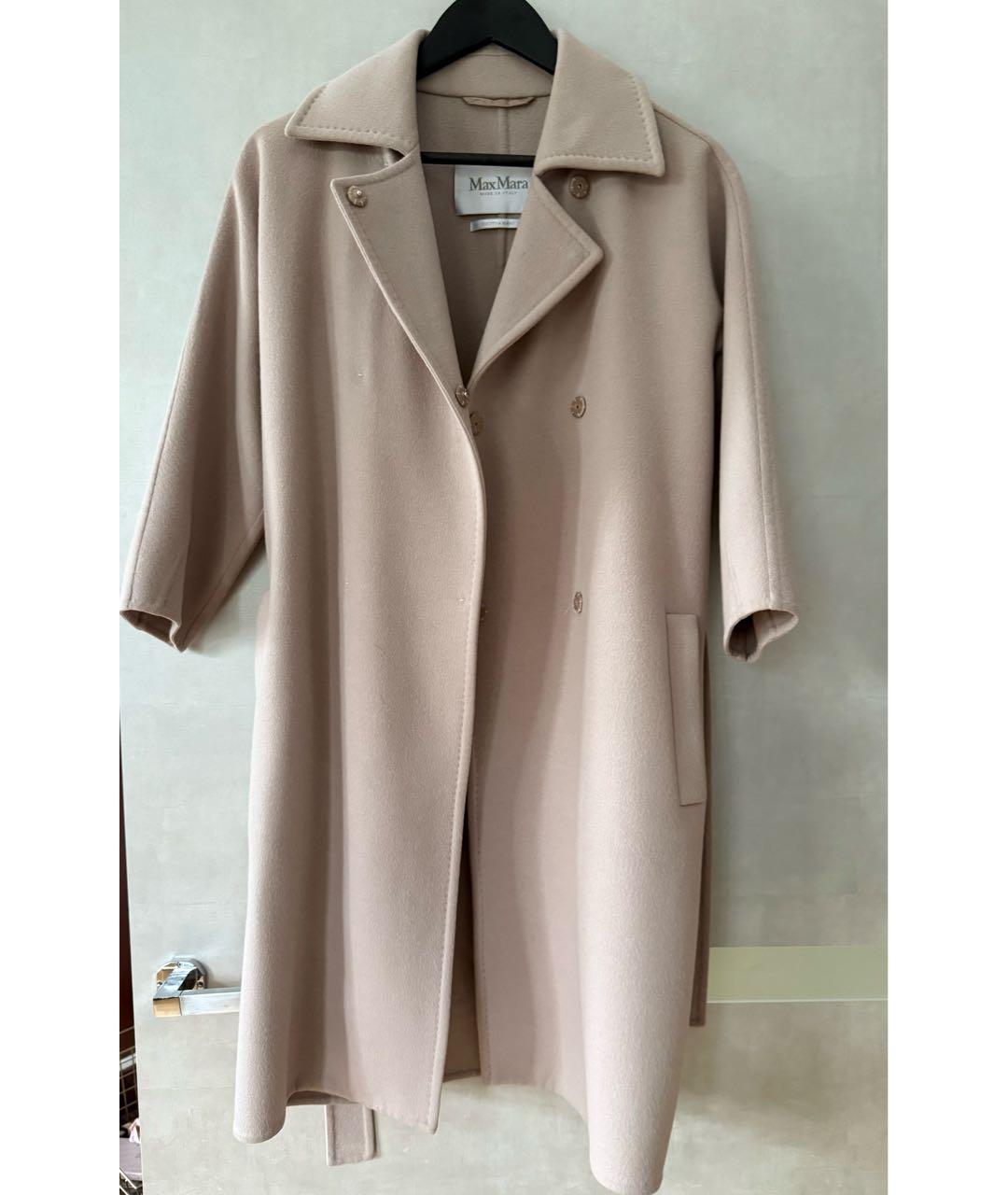 MAX MARA Бежевое шерстяное пальто, фото 6