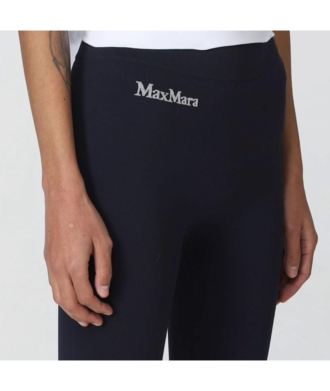 'S MAX MARA Синие спортивные брюки и шорты, фото 4