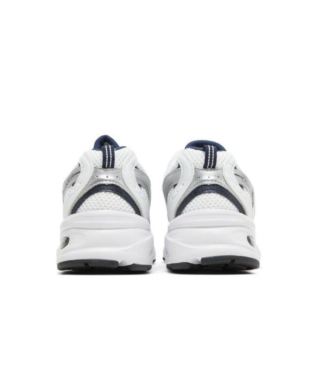 NEW BALANCE Белые текстильные кроссовки, фото 4
