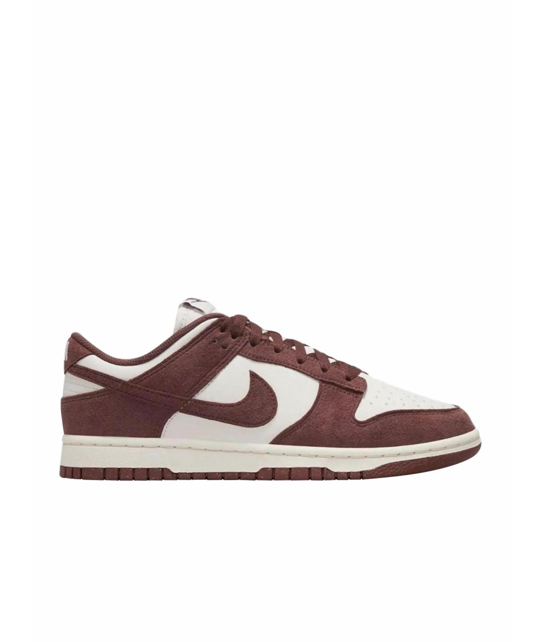 NIKE Бордовые замшевые кроссовки, фото 1