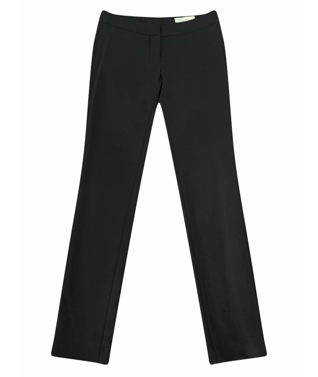 SAINT LAURENT Черные шерстяные брюки узкие, фото 1