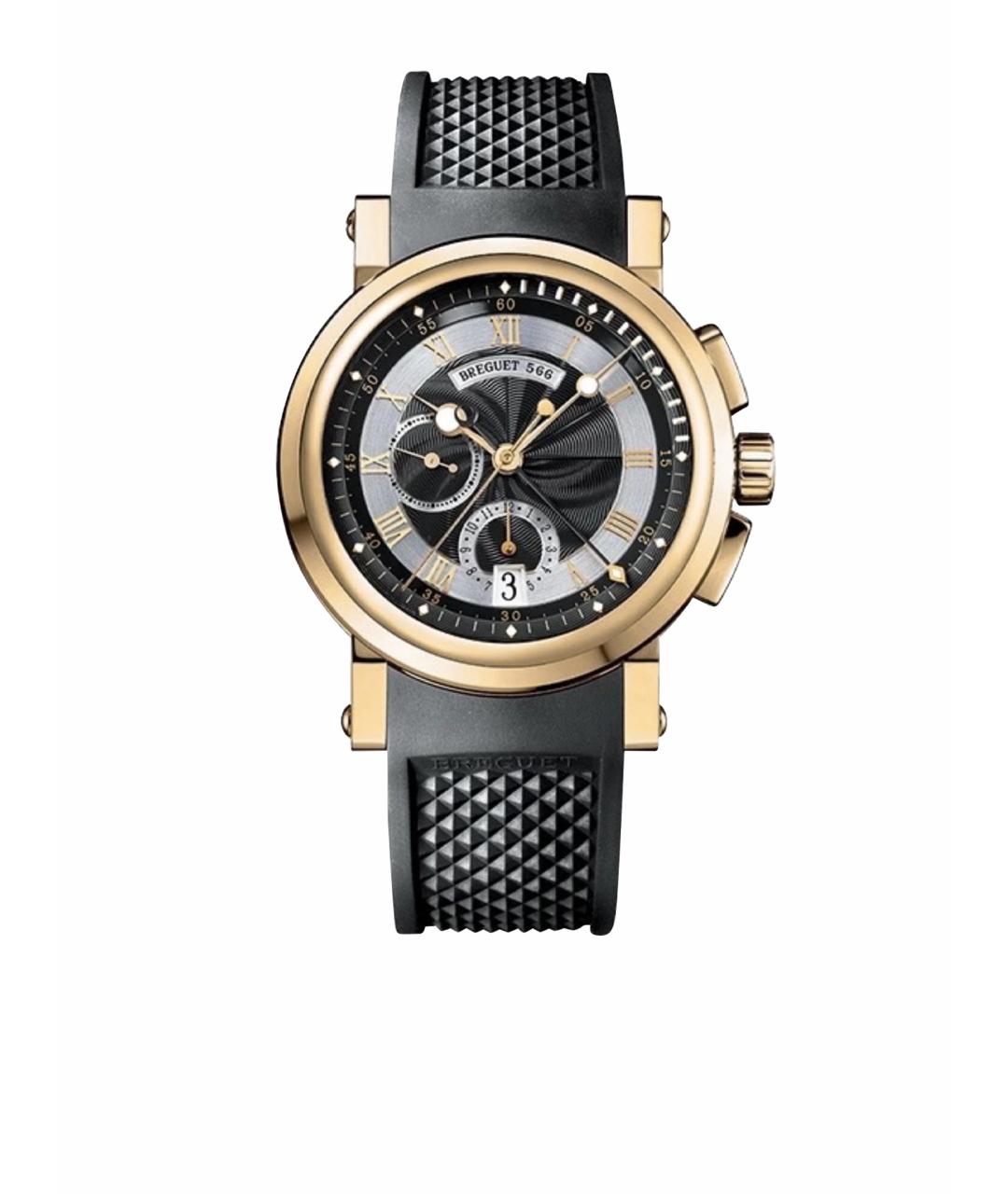 Breguet Черные часы из желтого золота, фото 1