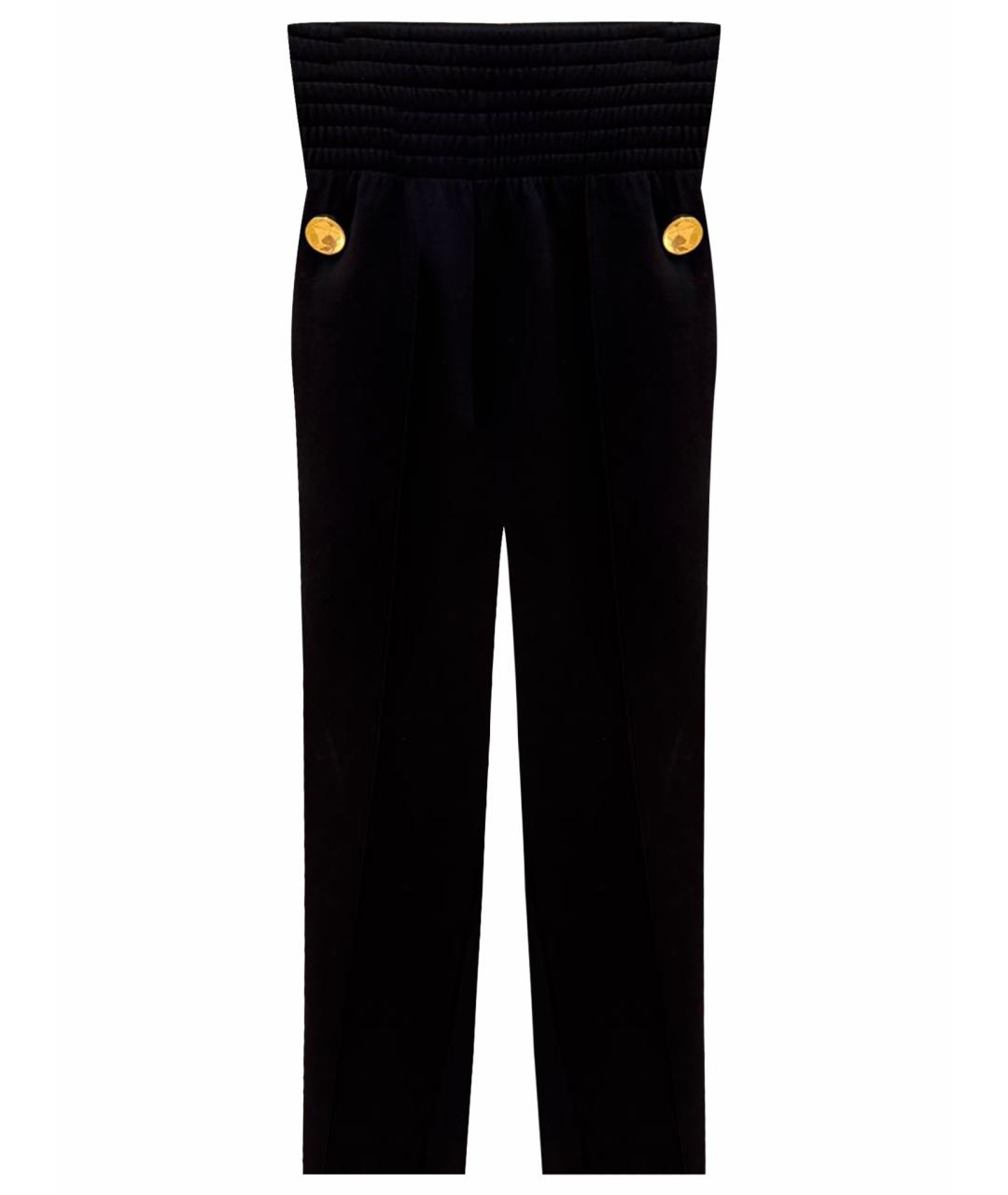 GIVENCHY Черные хлопковые прямые брюки, фото 1