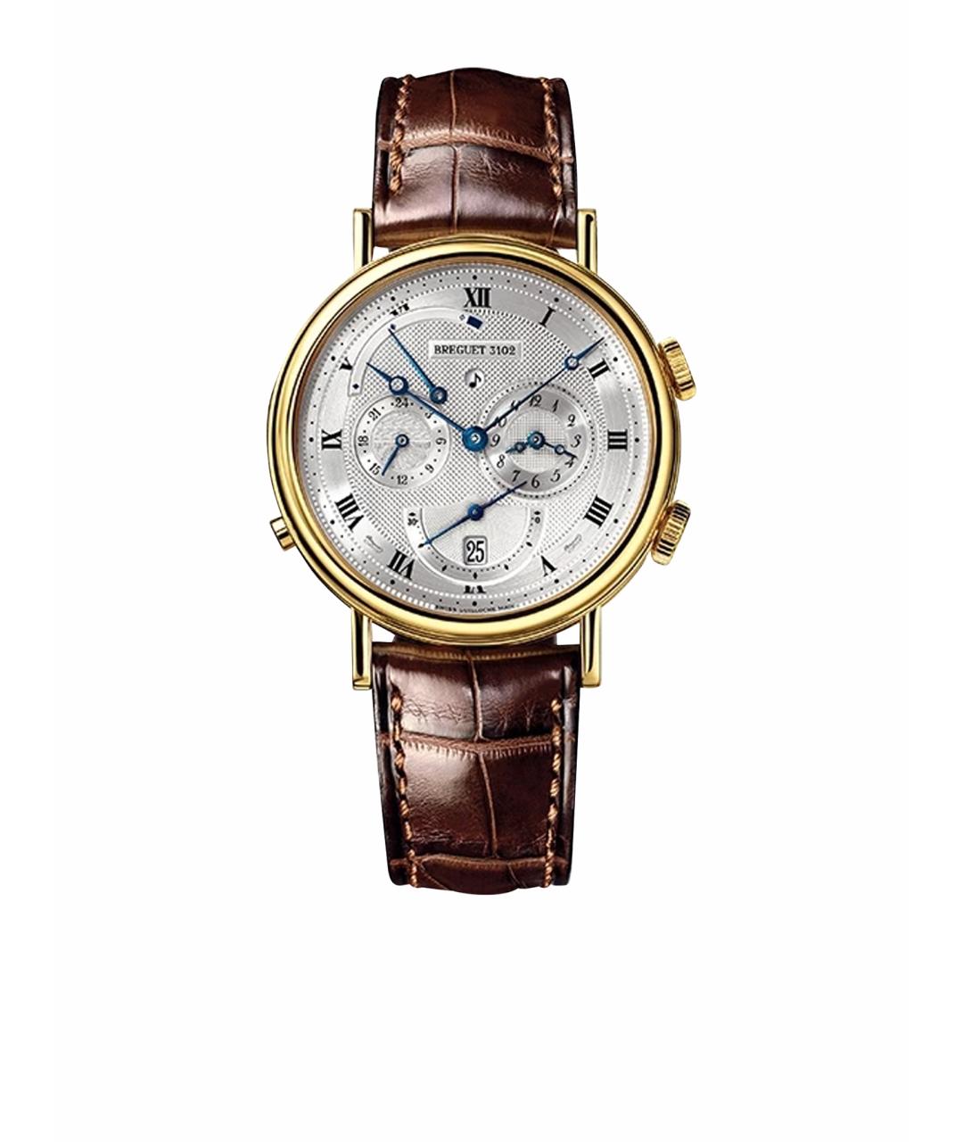 Breguet Коричневые часы из желтого золота, фото 1
