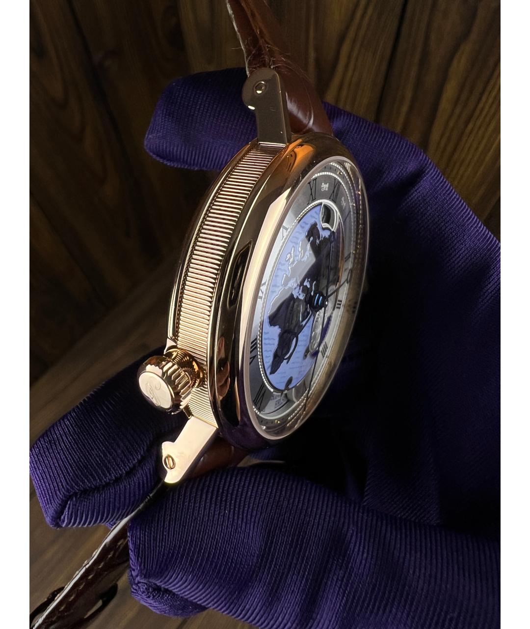 Breguet Коричневые часы из розового золота, фото 4