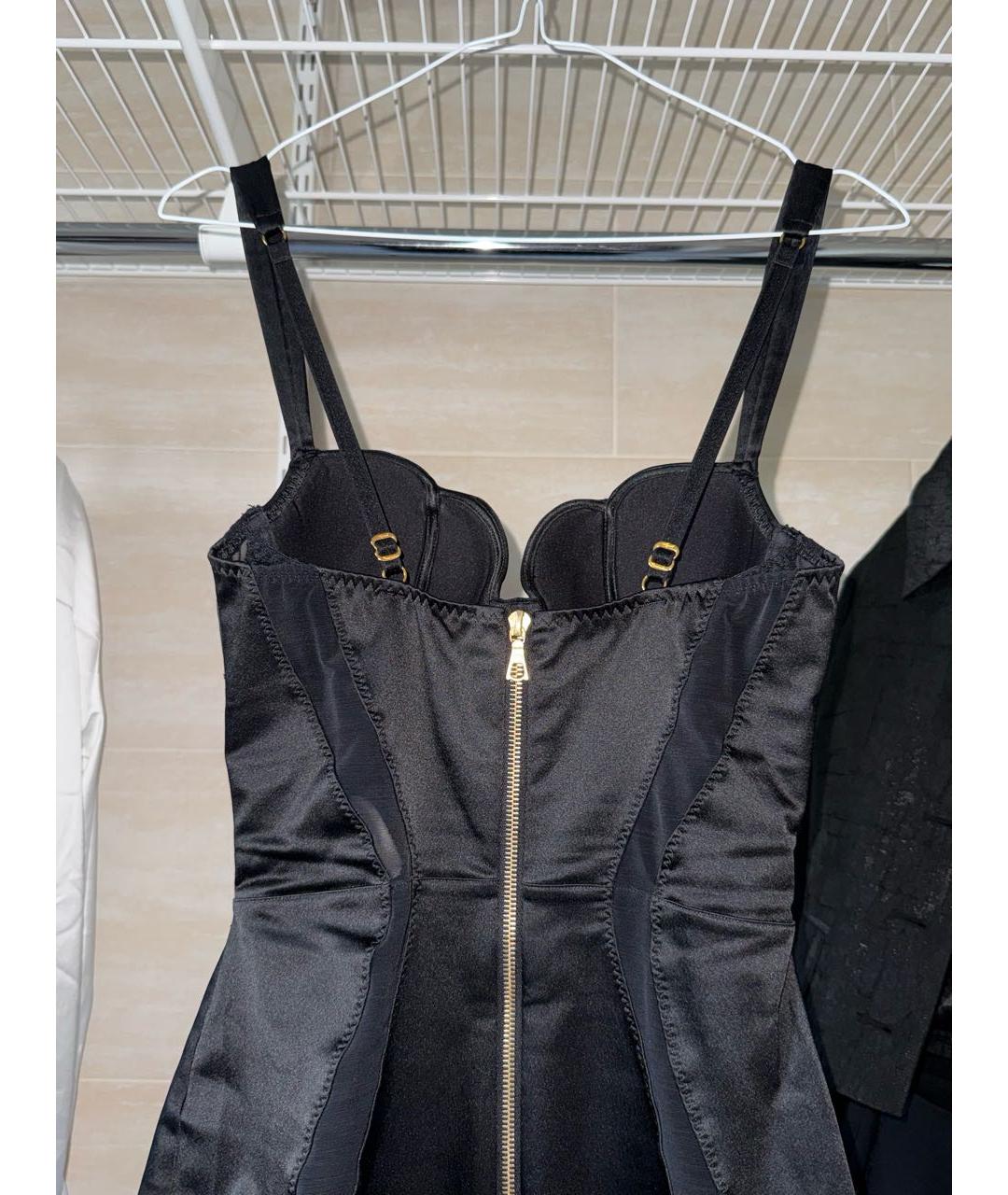 AGENT PROVOCATEUR Черное шелковое вечернее платье, фото 3