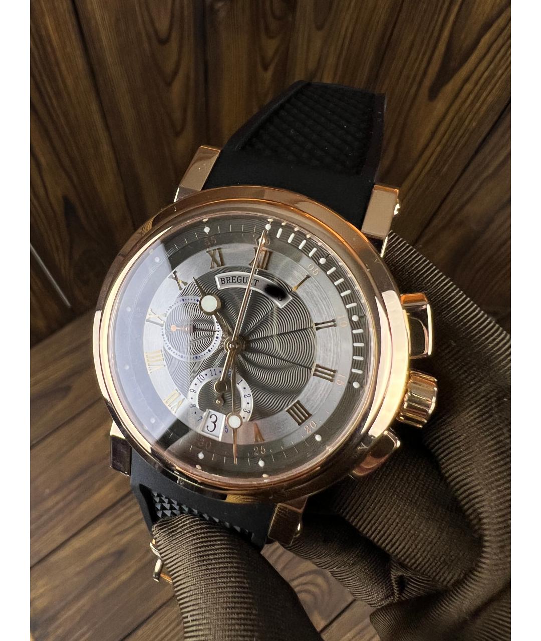 Breguet Черные часы из розового золота, фото 2