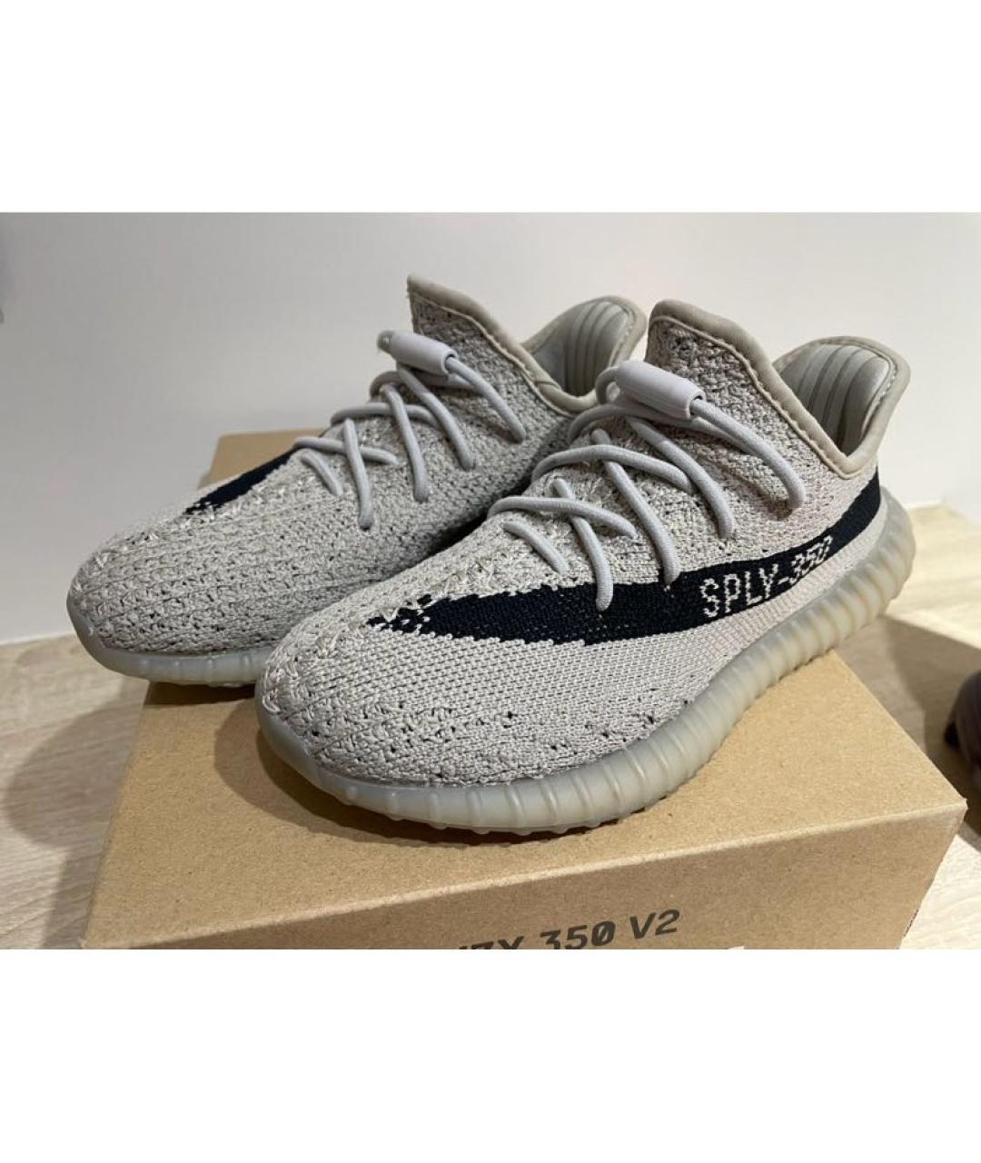 ADIDAS YEEZY Серые кеды, фото 3