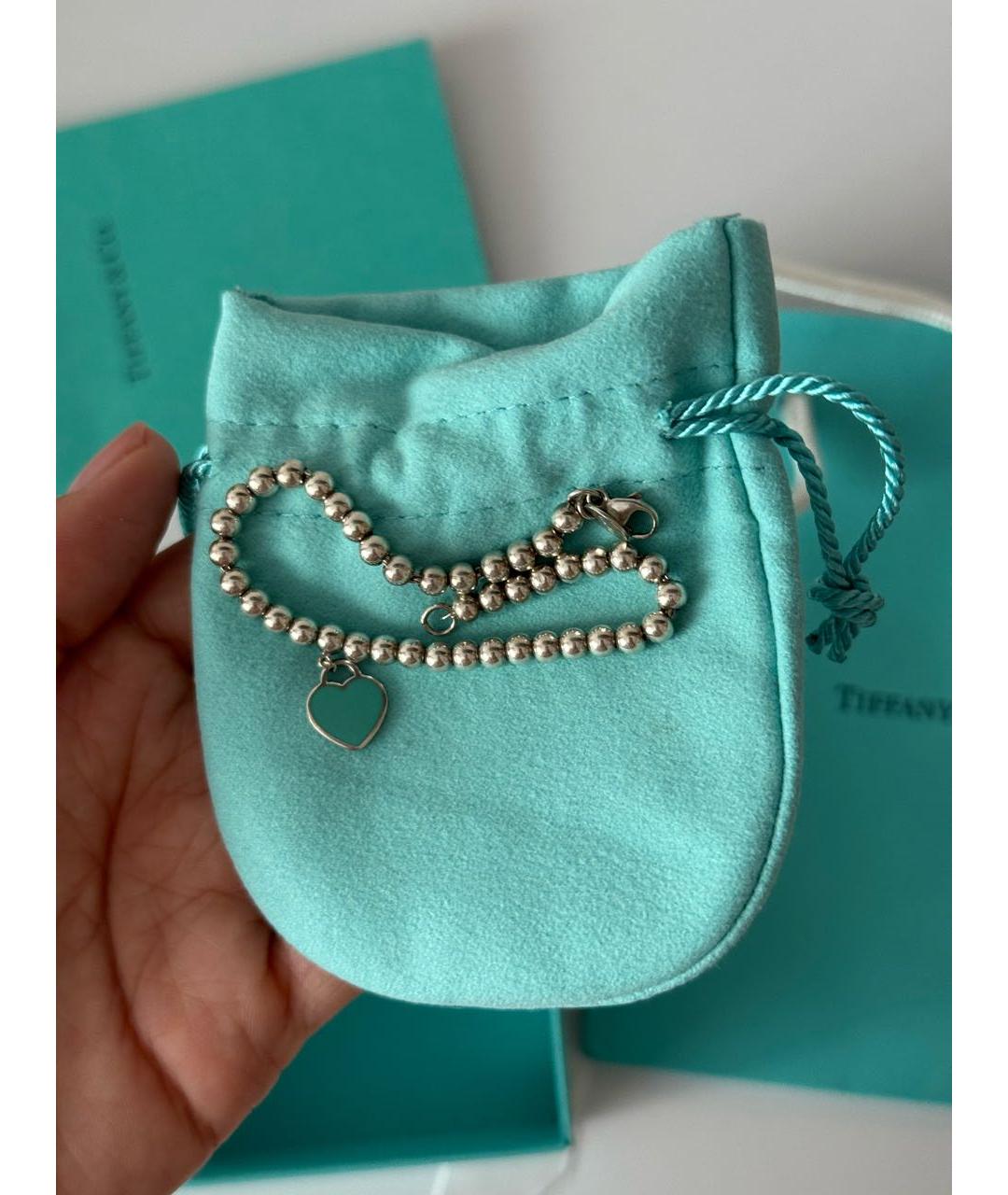 TIFFANY&CO Серебрянный серебряный браслет, фото 3