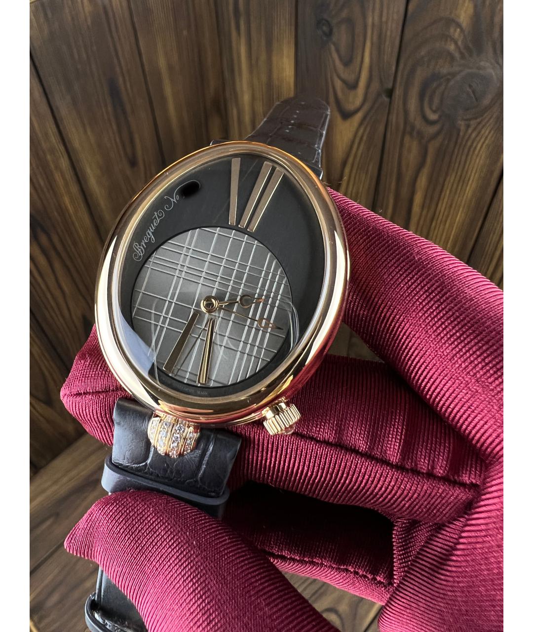 Breguet Черные часы из розового золота, фото 2
