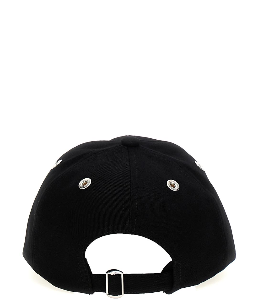 Ami Paris Черная хлопковая кепка, фото 2