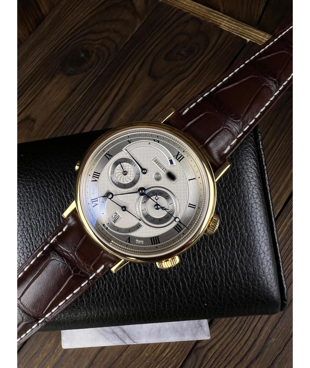 Breguet Коричневые часы из желтого золота, фото 2
