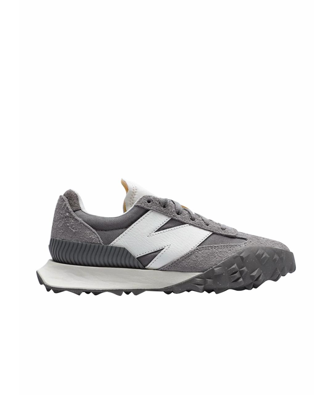 NEW BALANCE Серые замшевые низкие кроссовки / кеды, фото 1