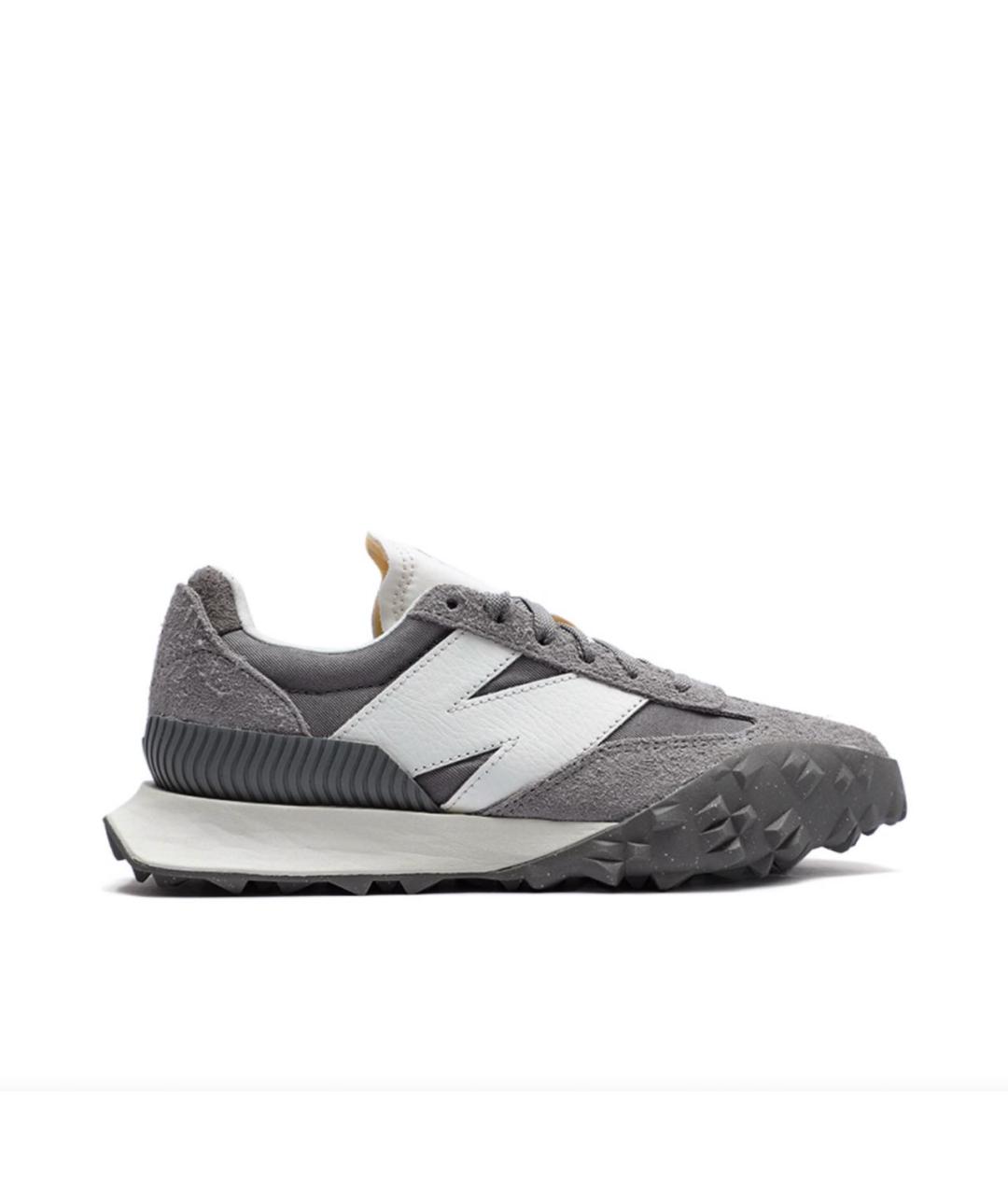 NEW BALANCE Серые замшевые низкие кроссовки / кеды, фото 9