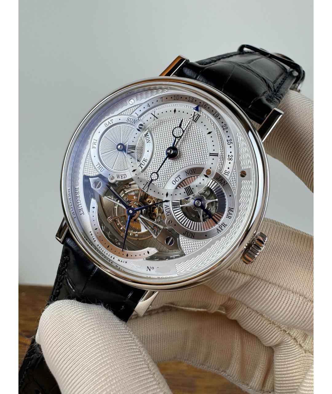 Breguet Черные платиновые часы, фото 3