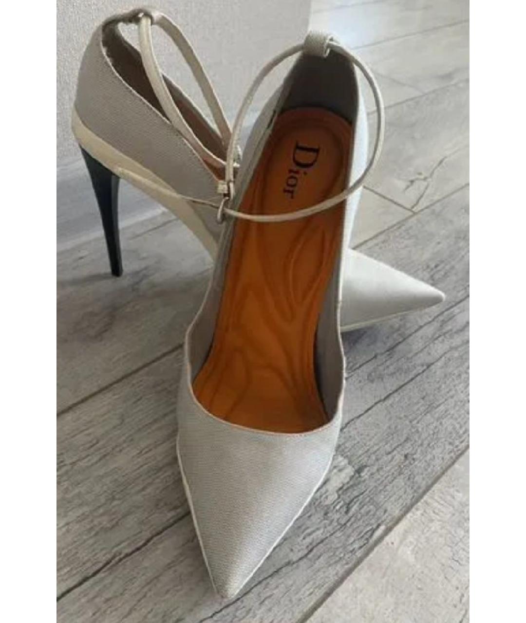 CHRISTIAN DIOR Серые туфли, фото 3
