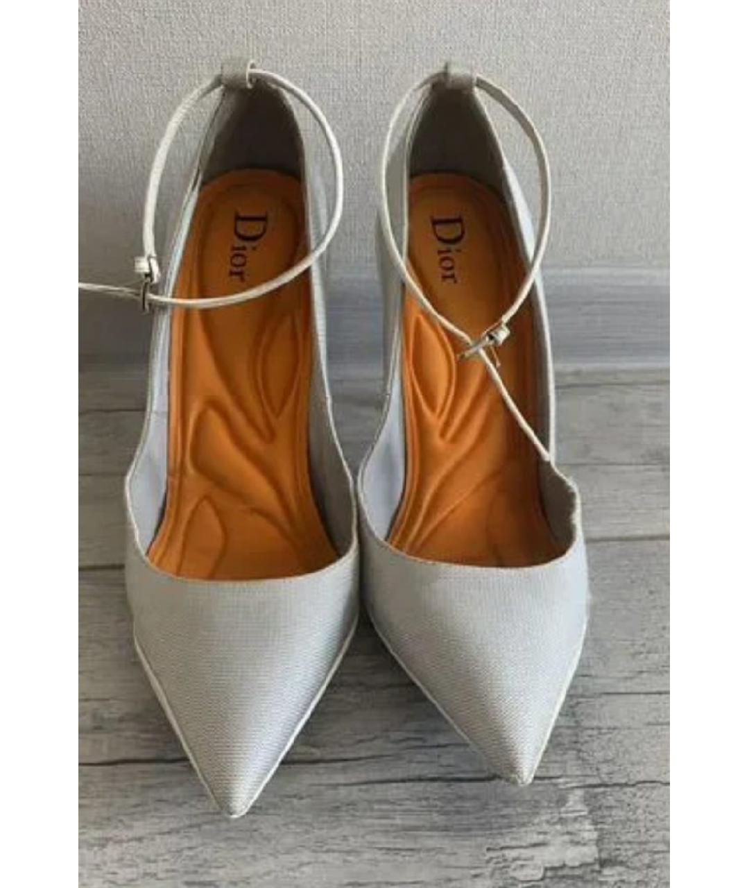 CHRISTIAN DIOR Серые туфли, фото 4