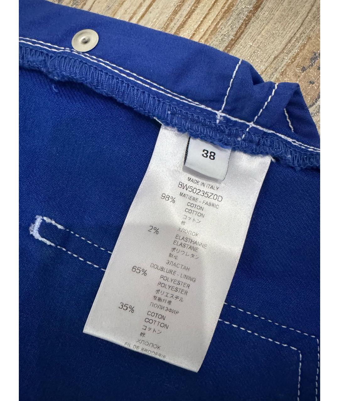GIVENCHY Синие деним шорты, фото 3