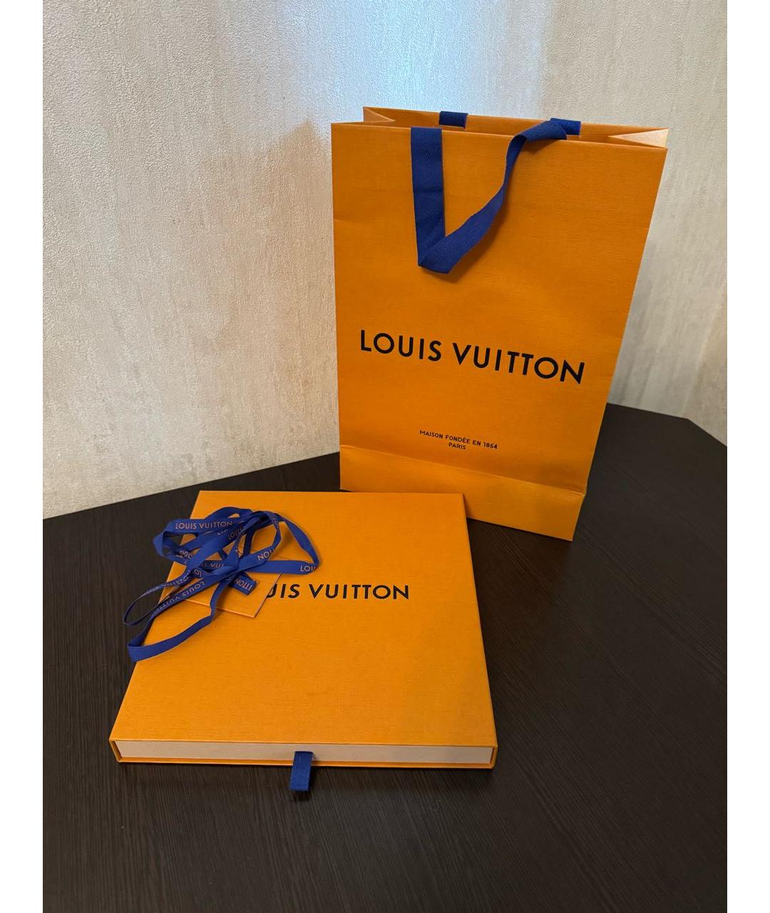 LOUIS VUITTON Розовый шерстяной платок, фото 5