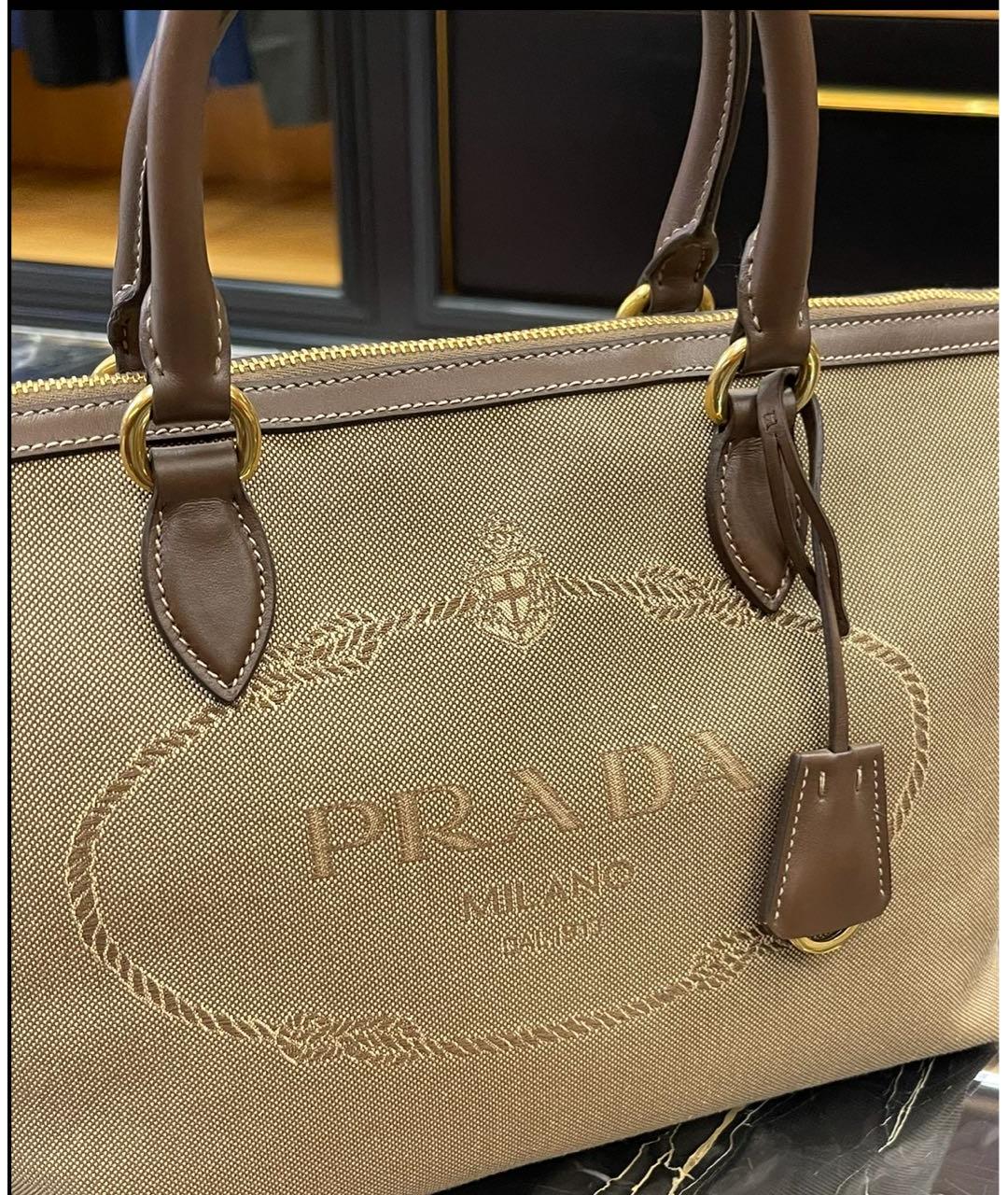 PRADA Бежевая сумка тоут, фото 2