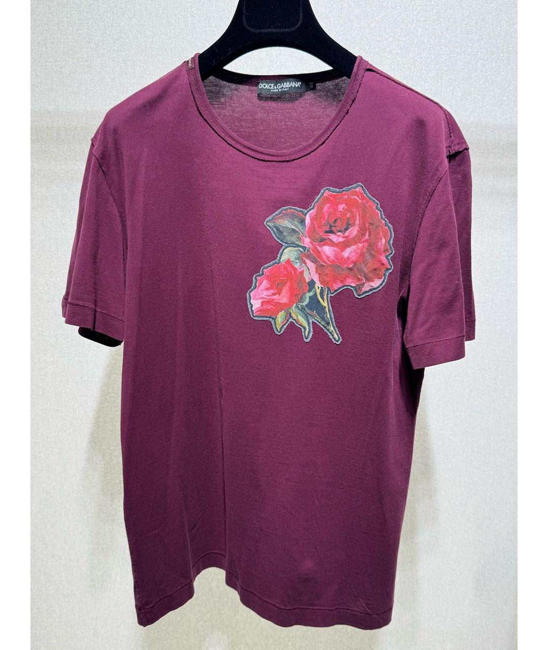 DOLCE&GABBANA Желтая хлопковая футболка, фото 7