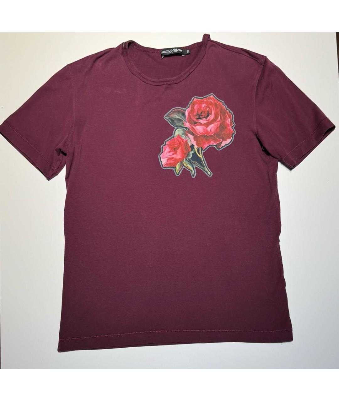 DOLCE&GABBANA Желтая хлопковая футболка, фото 3