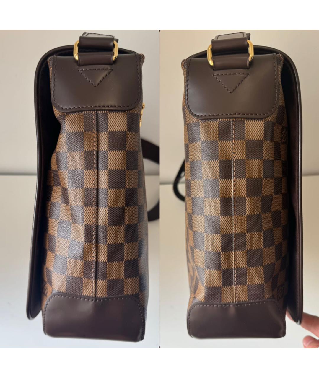 LOUIS VUITTON Коричневая сумка на плечо, фото 6