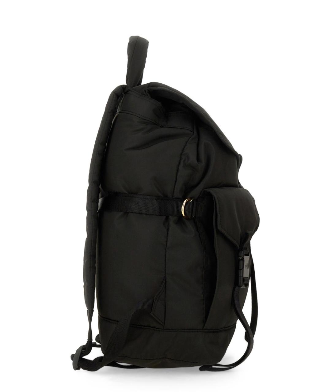 GANNI Черный синтетический рюкзак, фото 2