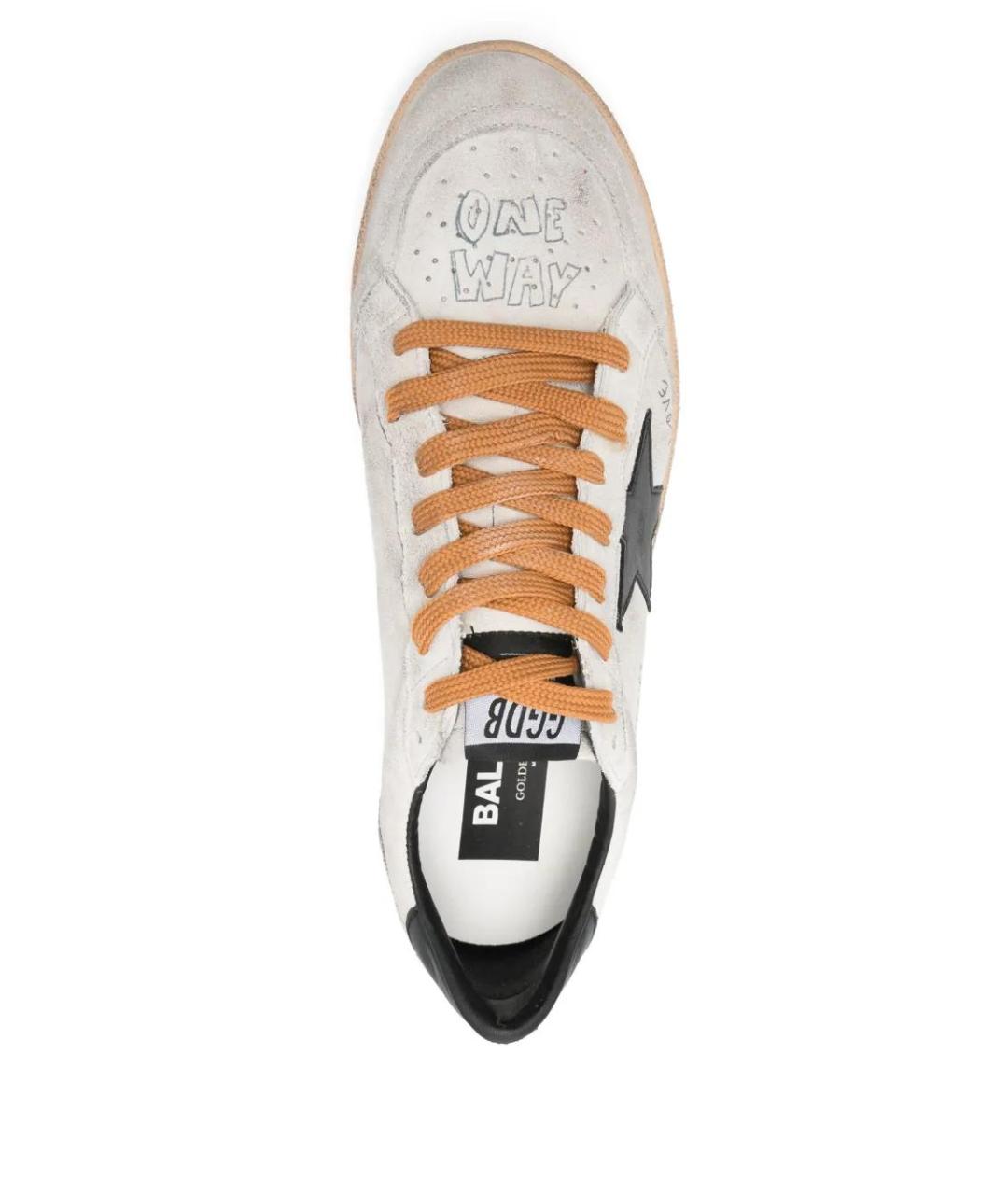 GOLDEN GOOSE DELUXE BRAND Мульти кожаные низкие кроссовки / кеды, фото 4