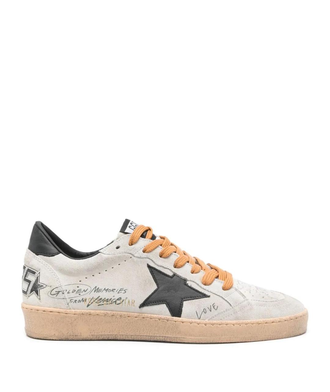 GOLDEN GOOSE DELUXE BRAND Мульти кожаные низкие кроссовки / кеды, фото 1