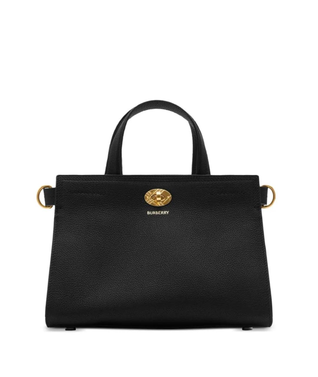 BURBERRY Черная сумка с короткими ручками, фото 1