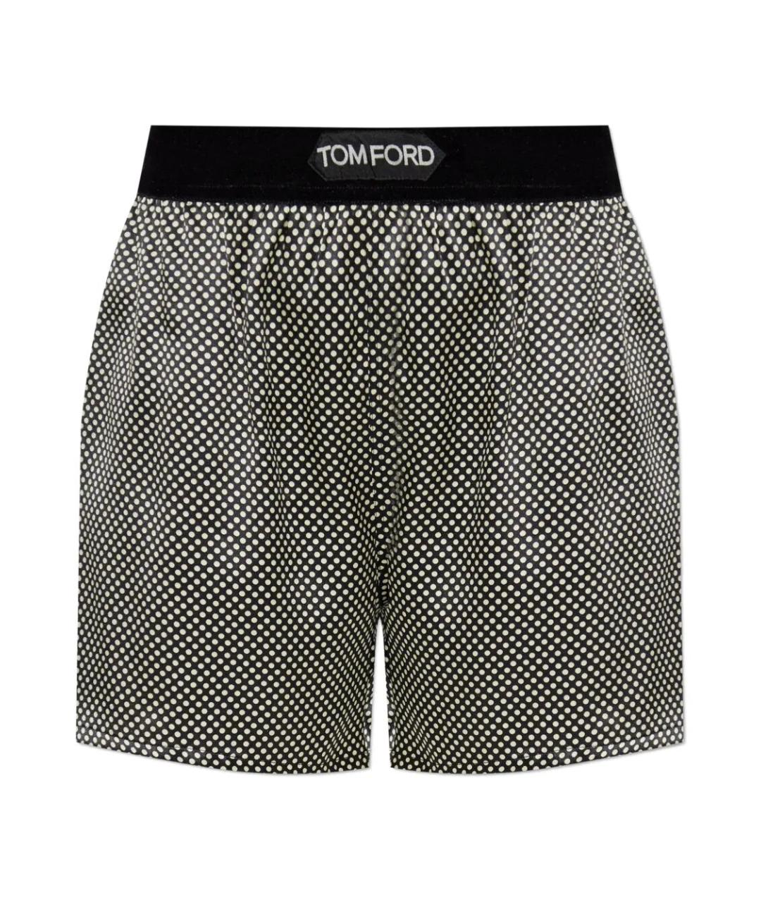 TOM FORD Черные шелковые шорты, фото 1