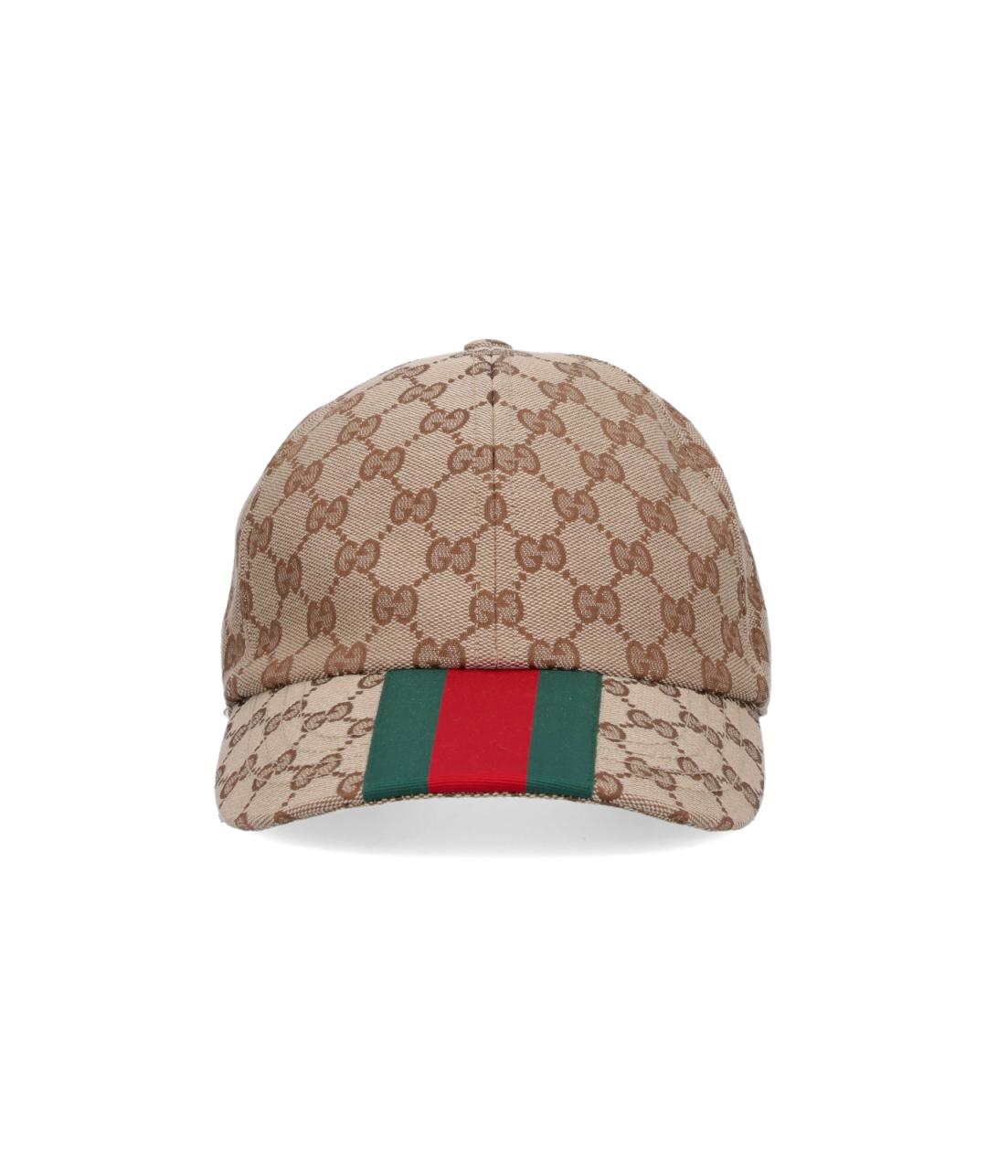 GUCCI Бежевая кепка/бейсболка, фото 1