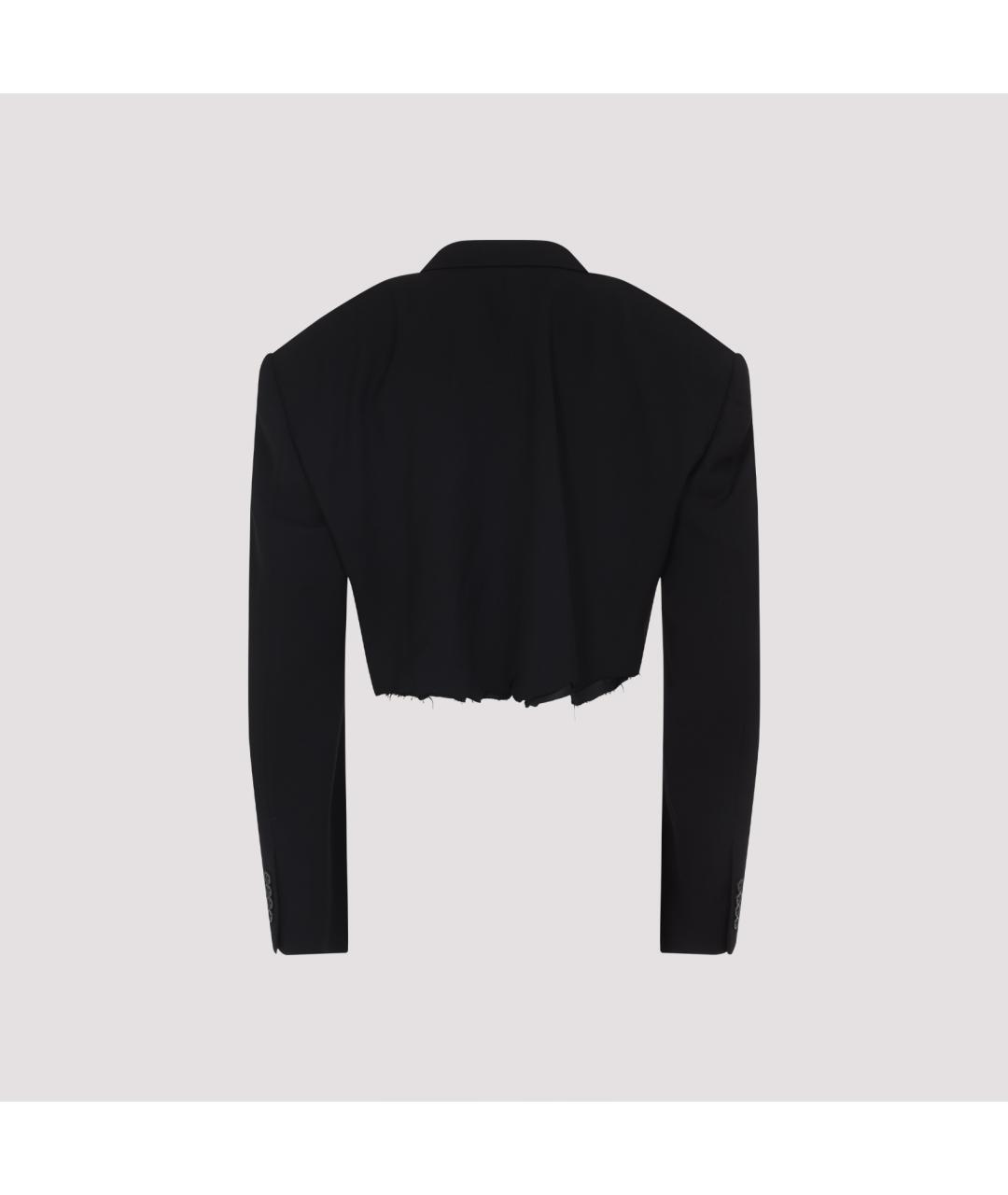 BALENCIAGA Черная шерстяная куртка, фото 2