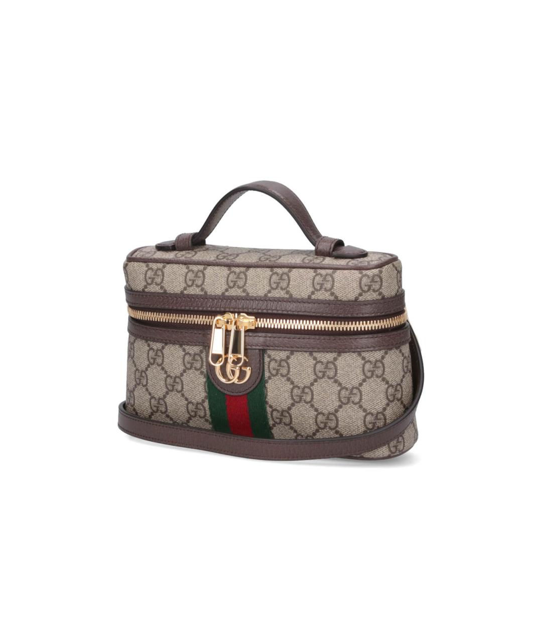 GUCCI Бежевая сумка с короткими ручками, фото 2