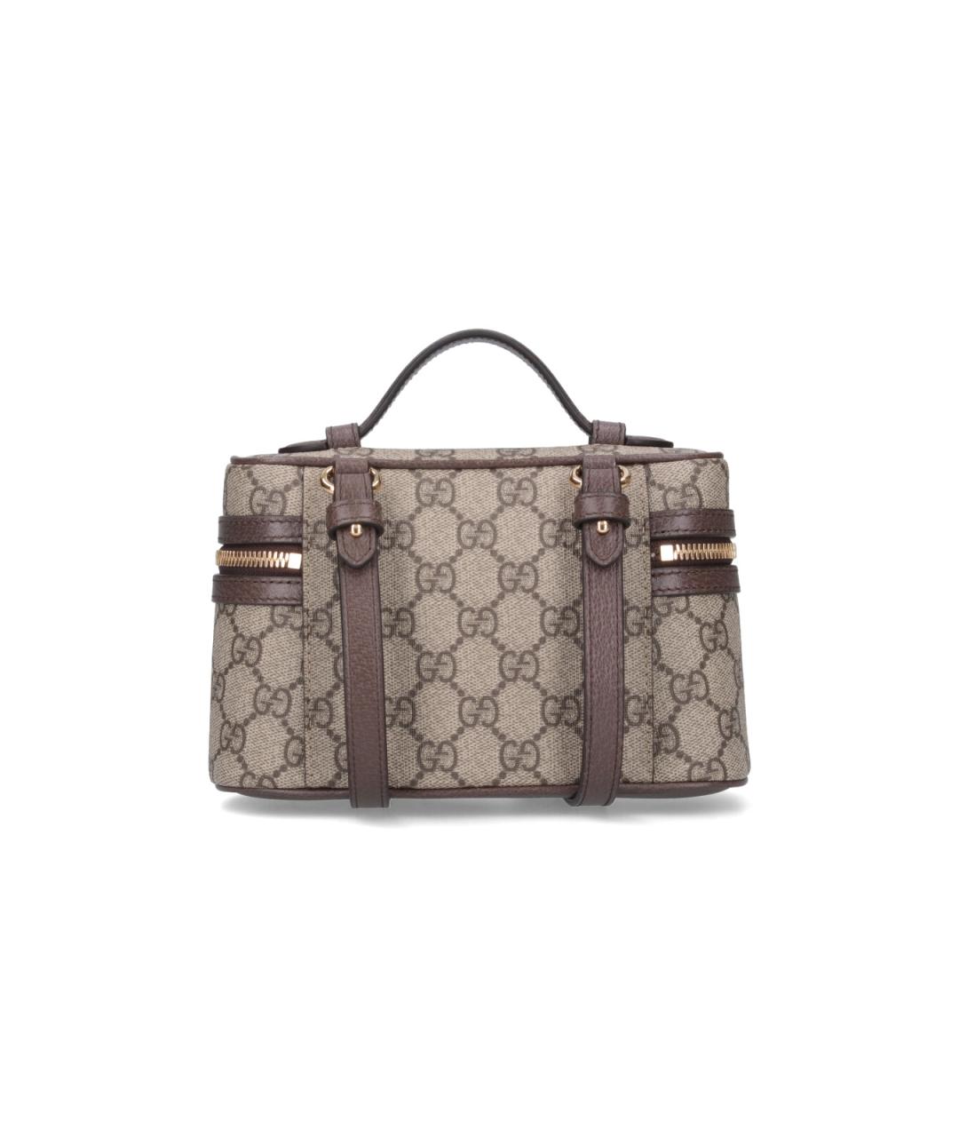 GUCCI Бежевая сумка с короткими ручками, фото 3