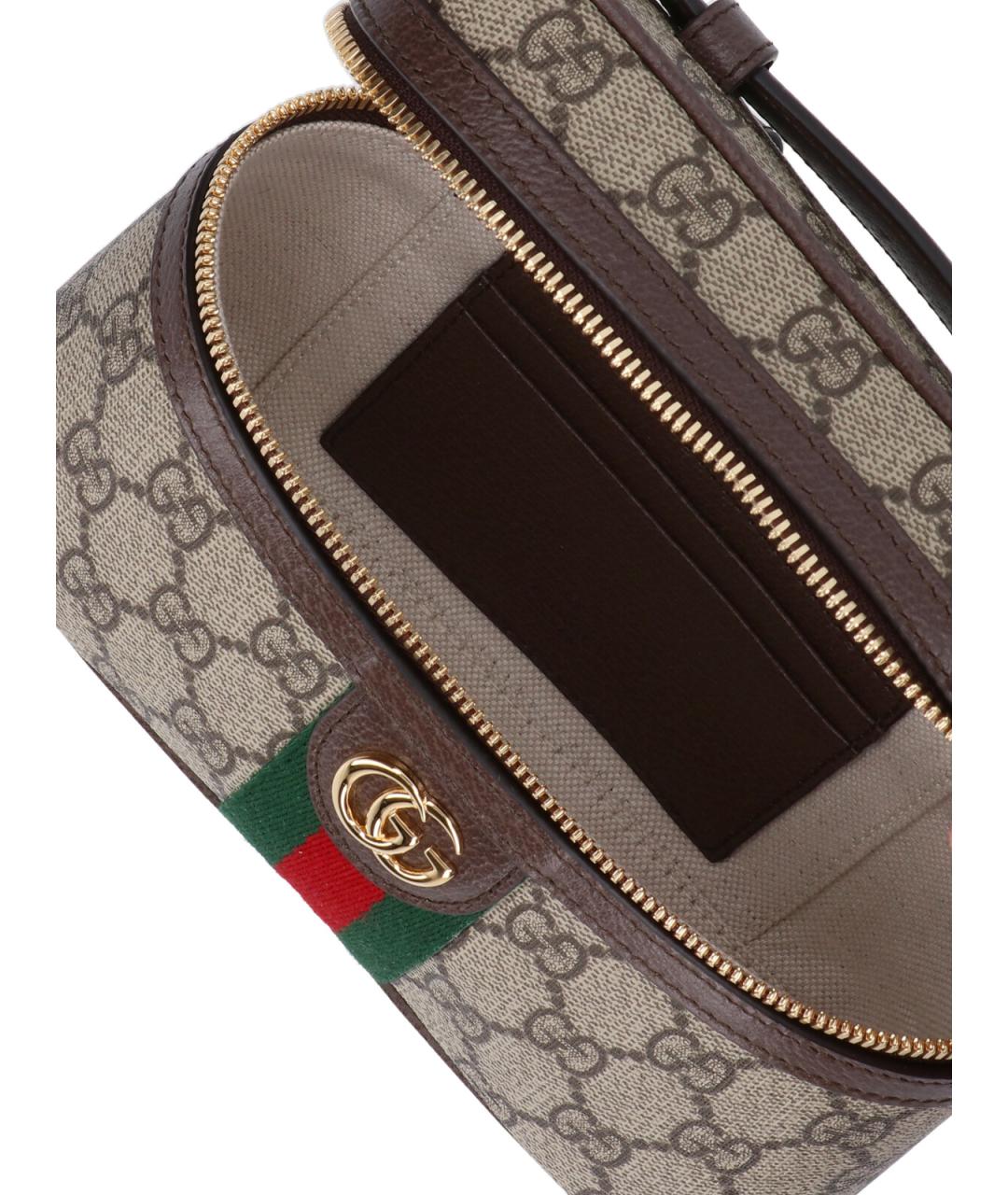 GUCCI Бежевая сумка с короткими ручками, фото 4